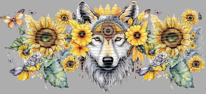 16oz Sunflower Girl-SU-23